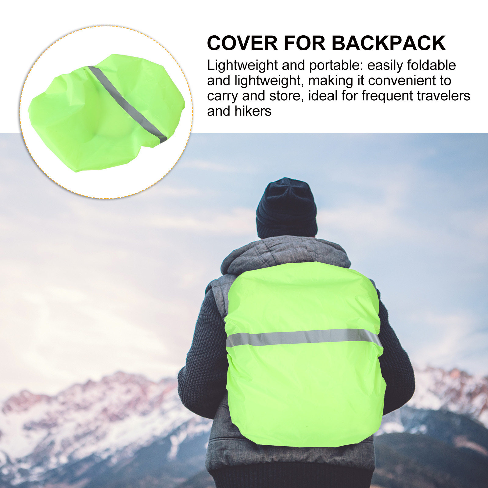 Rain Cover Backpack - Cubierta Impermeable para Mochila de Alta