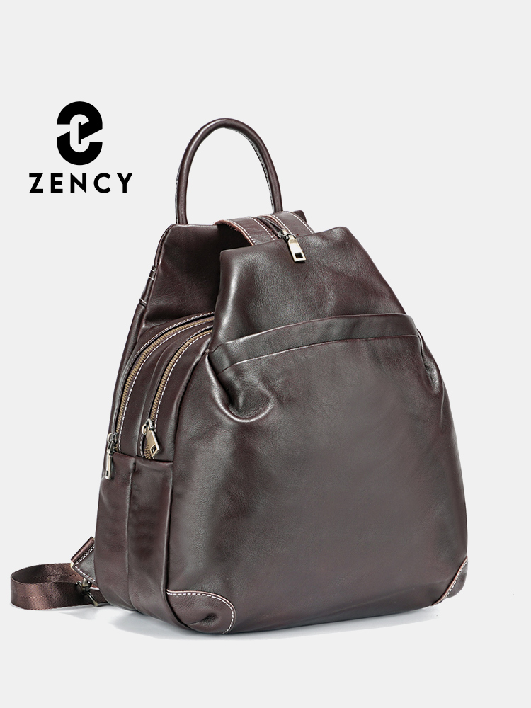 Travel Backpack Anti Theft - Mochilas de diseñador Zency de cuero
