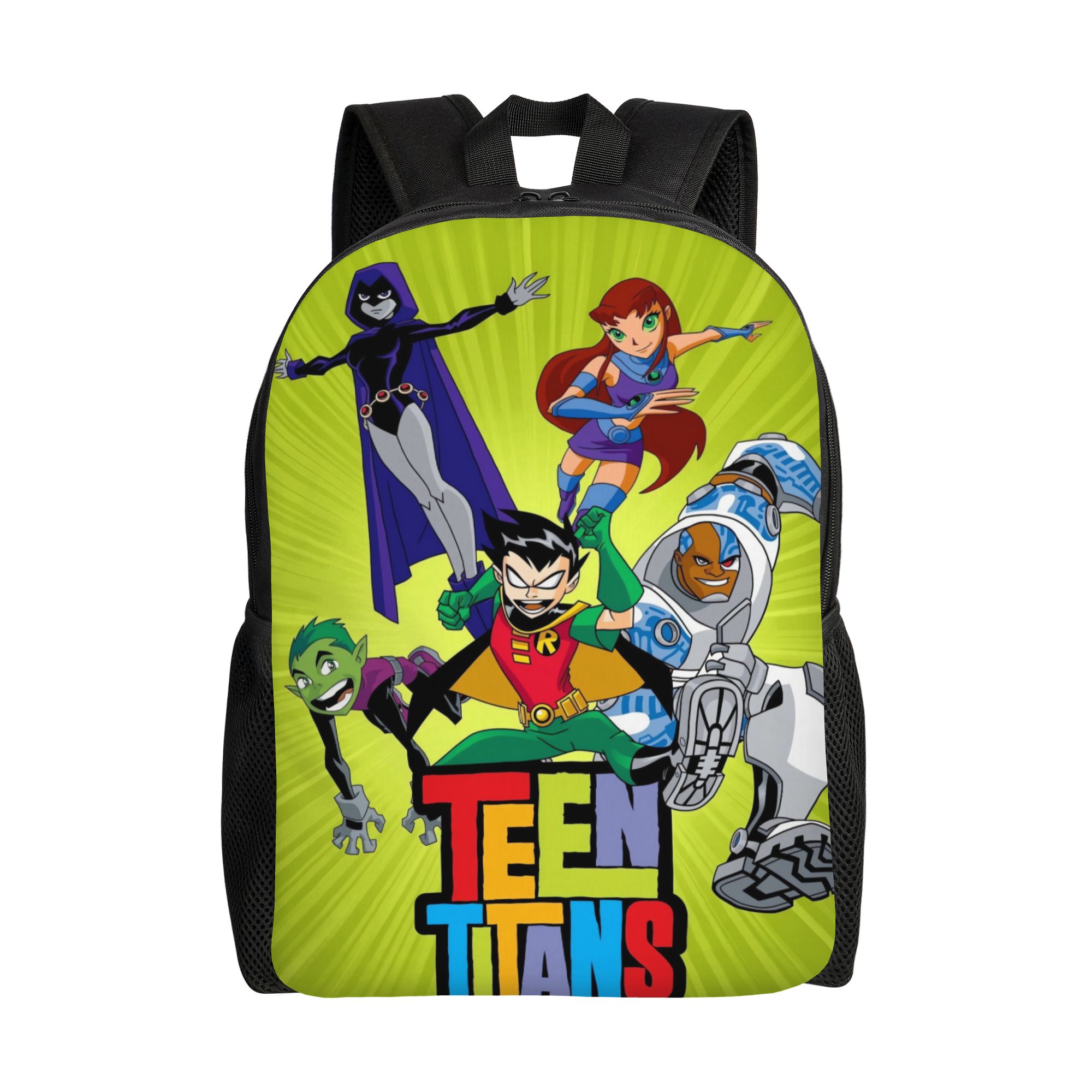 School Backpack Teen - Mochila Teen Titans Go Raven's Emoticlones,