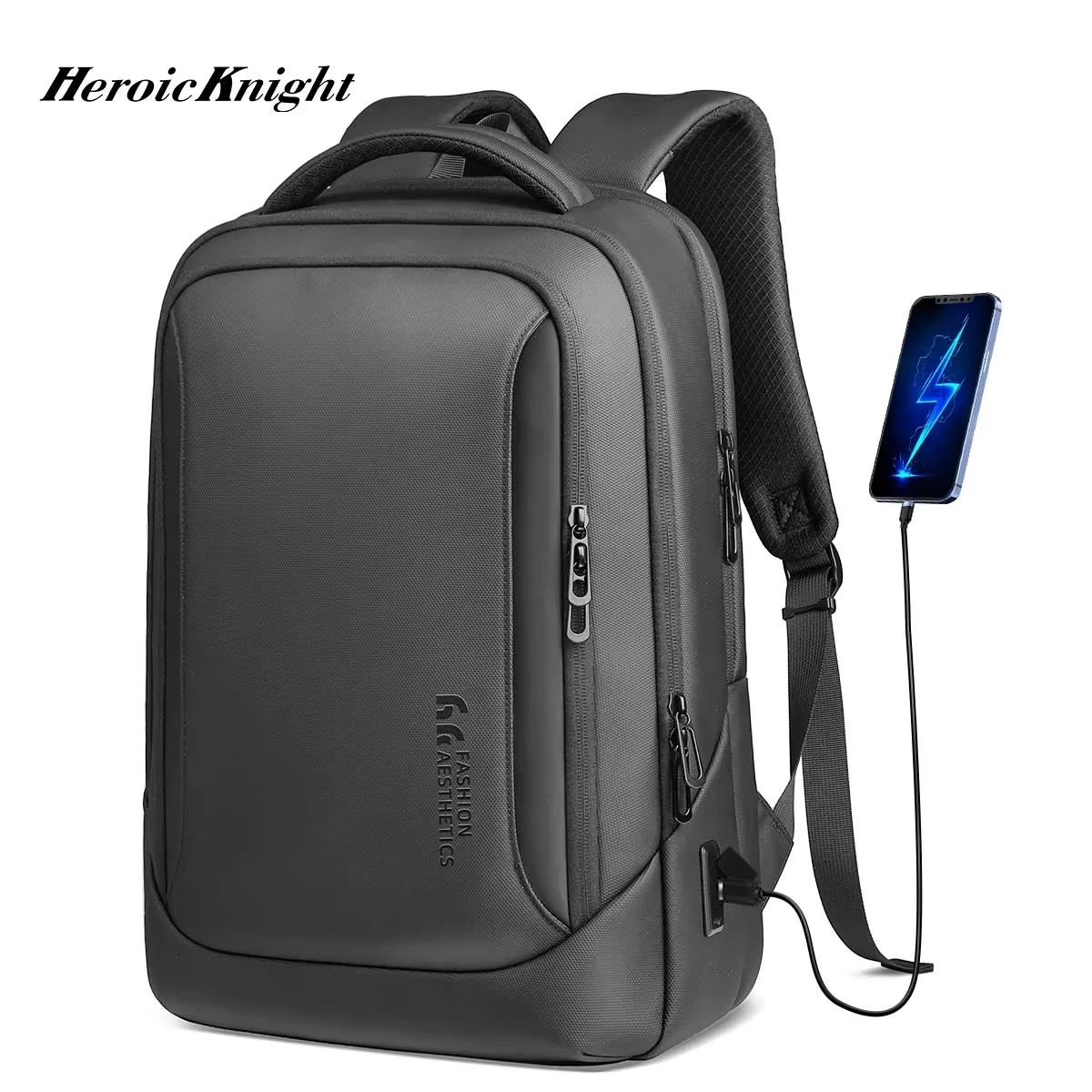 Travel Backpack Anti Theft - Mochila multifuncional Heroic Knight para hombre,