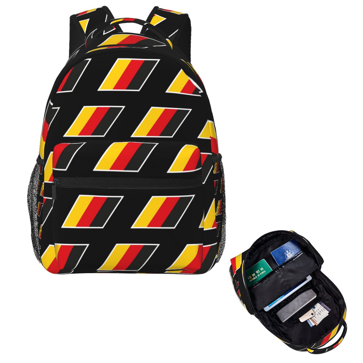 Fashion Backpack Women - Mochila para estudiantes de Germany Motorsport,