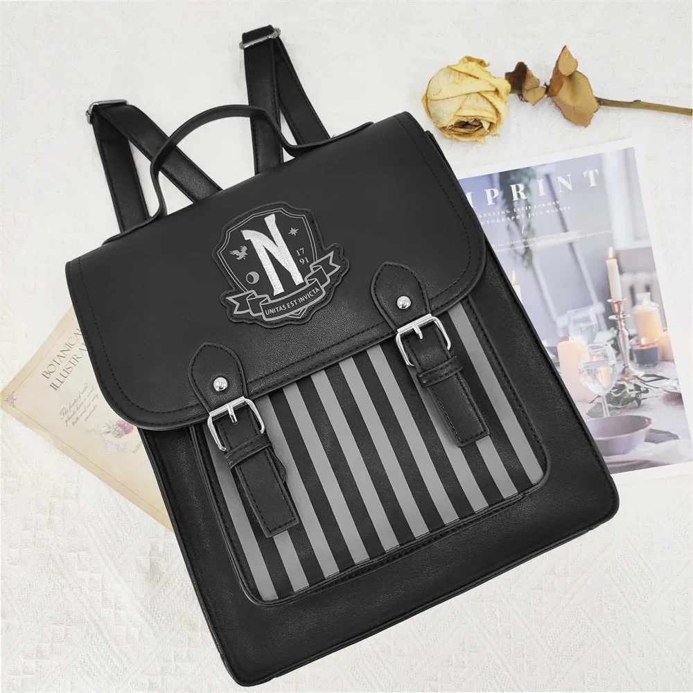 Mochila de cuero PU negra de l - Leather Backpack Vintage reseña y precio