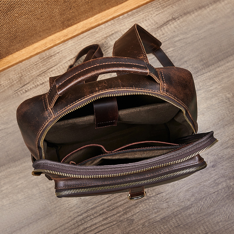 Mochila para Portátil de Cuero - Leather Backpack Vintage reseña y precio