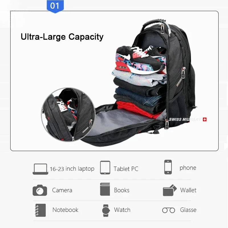Bolso masculino multifunción d - Travel Backpack Anti Theft reseña y precio