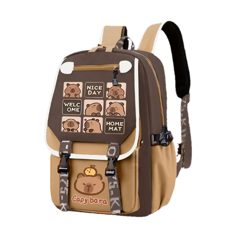Mochila Kawaii Capybara elegan - School Backpack Teen reseña y precio