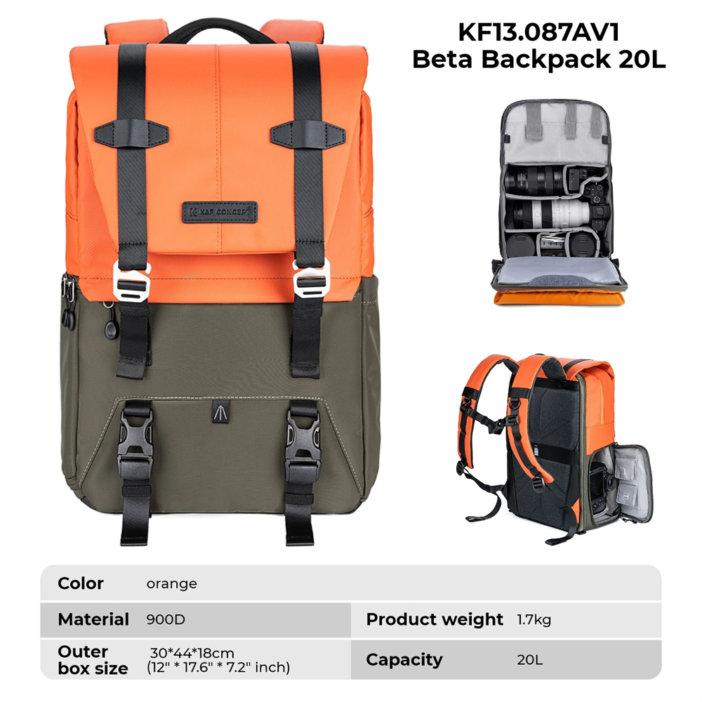Mochila para Cámara K&F CONCEP - Laptop Backpack 15.6 reseña y precio