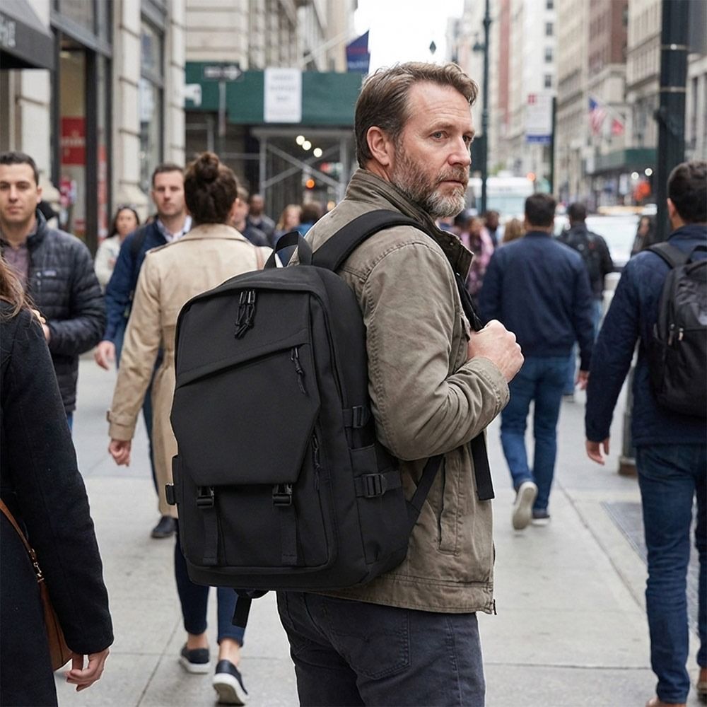 Mochila de Negocios para Hombr - Canvas Backpack Casual reseña y precio