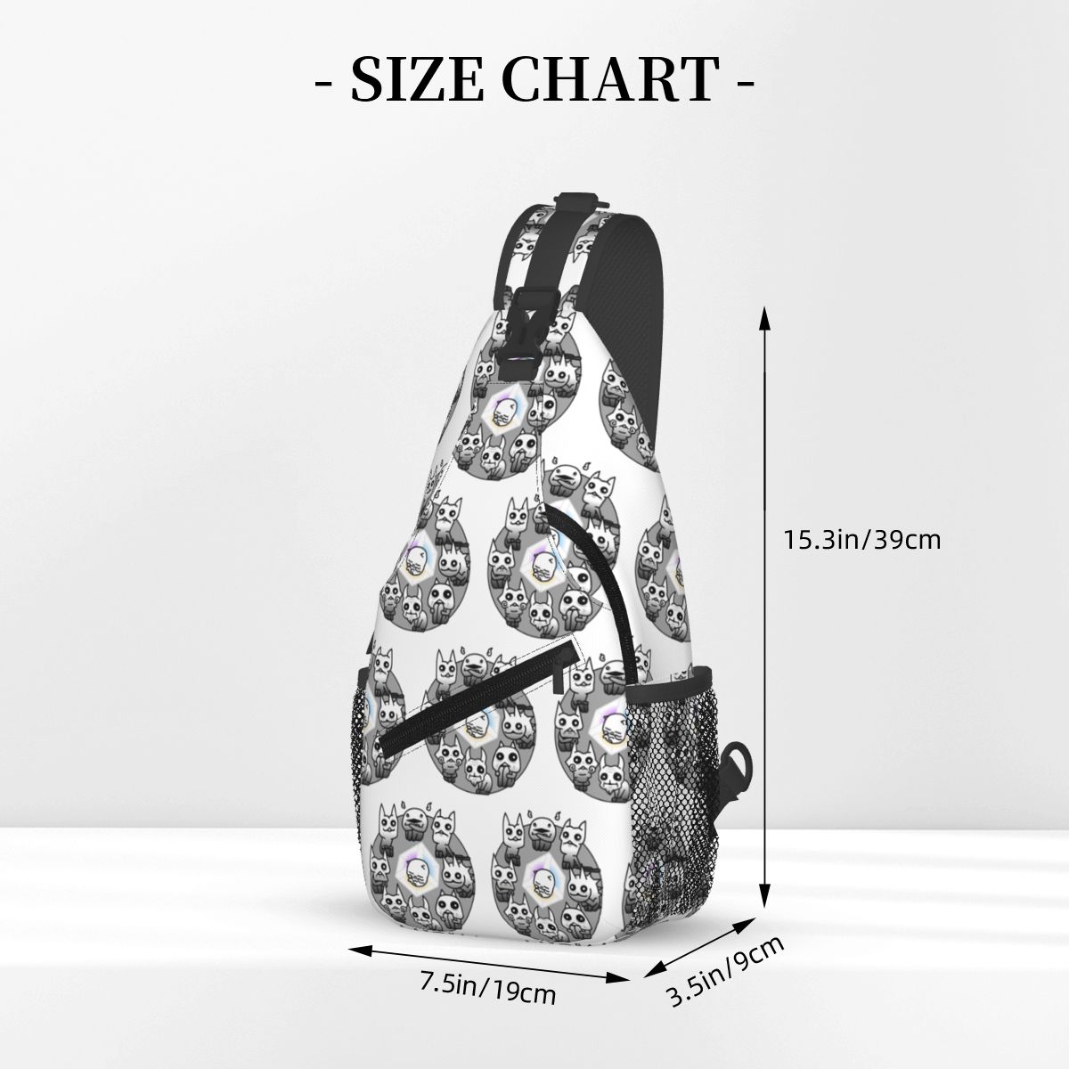 Battle Cats Nekoluga Mural Che - Sling Backpack Shoulder reseña y precio