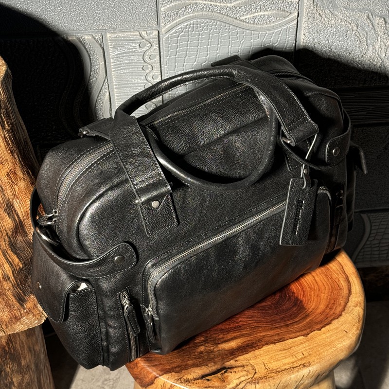 Bolso de hombre con borrador d - Leather Backpack Vintage reseña y precio