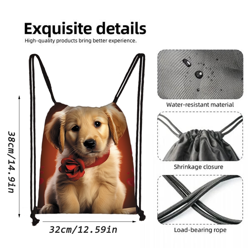 Mochila con cordón estampada p - Drawstring Gym Bag reseña y precio