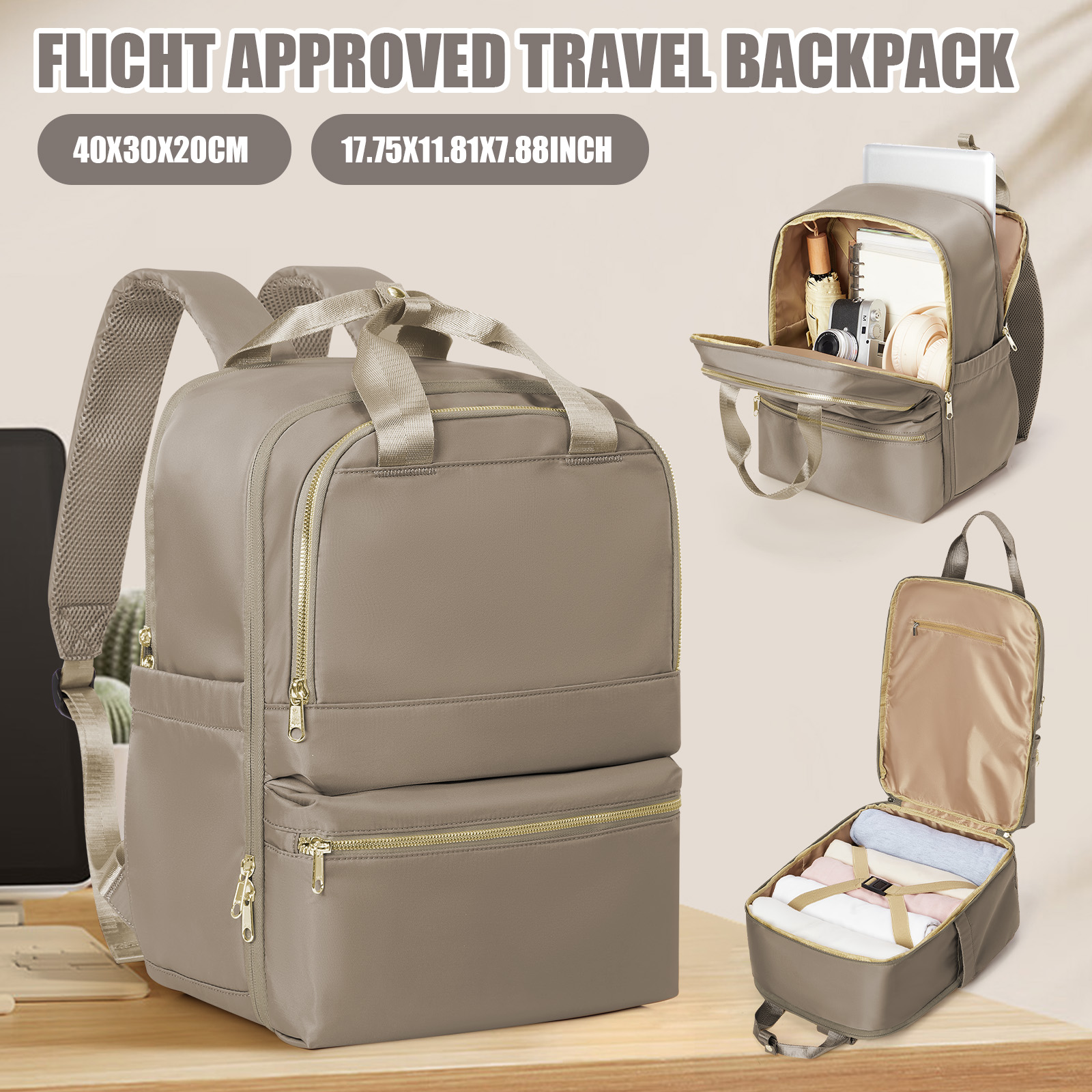 Mochila de viaje Ryanair 40x30 - Fashion Backpack Women reseña y precio