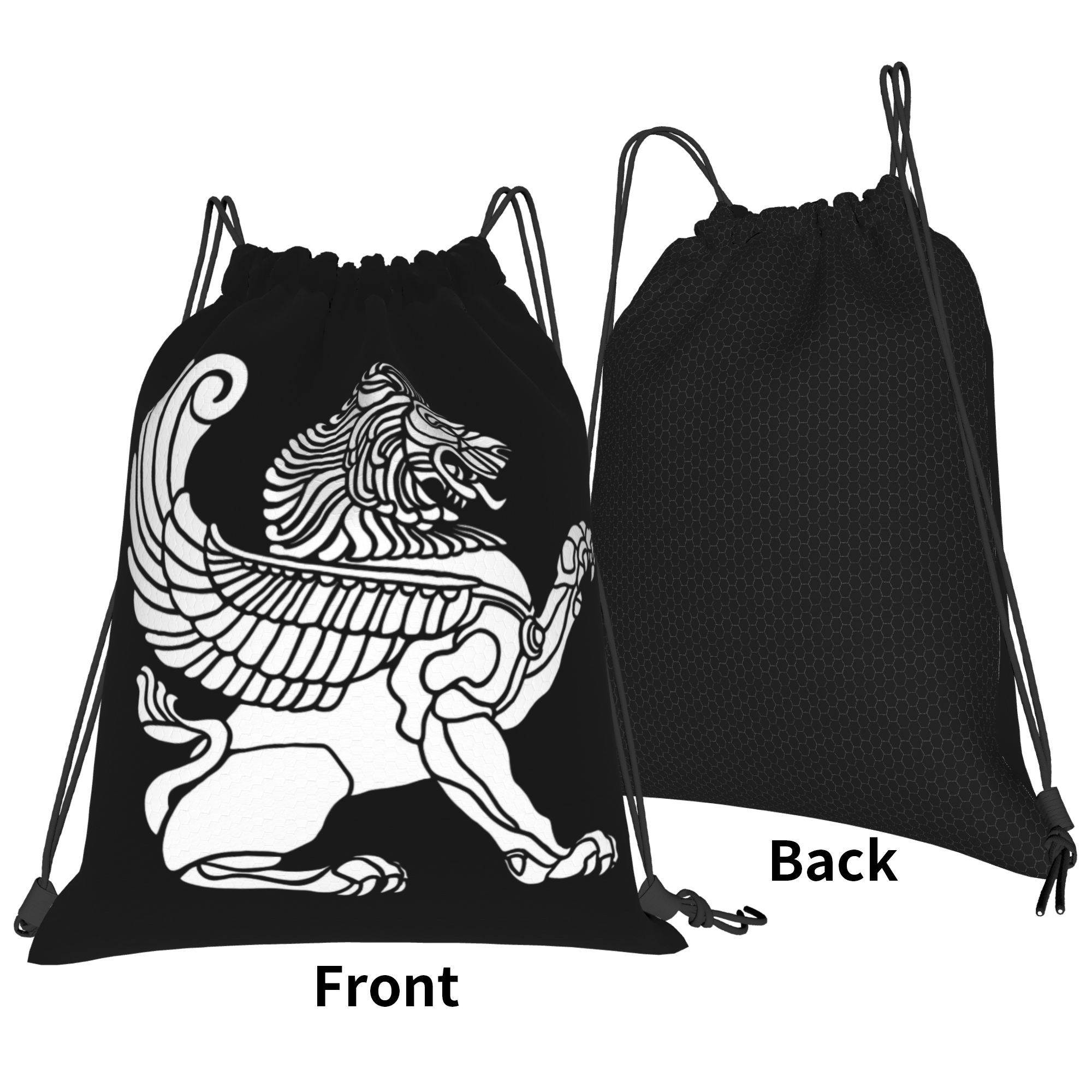 Mochila con cordón con diseño  - Drawstring Gym Bag reseña y precio