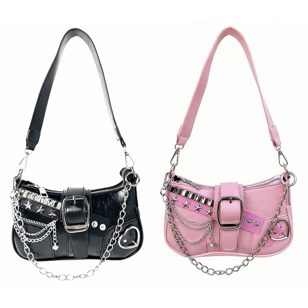 Bolso de hombro Vintage Y2K de - Leather Backpack Vintage reseña y precio
