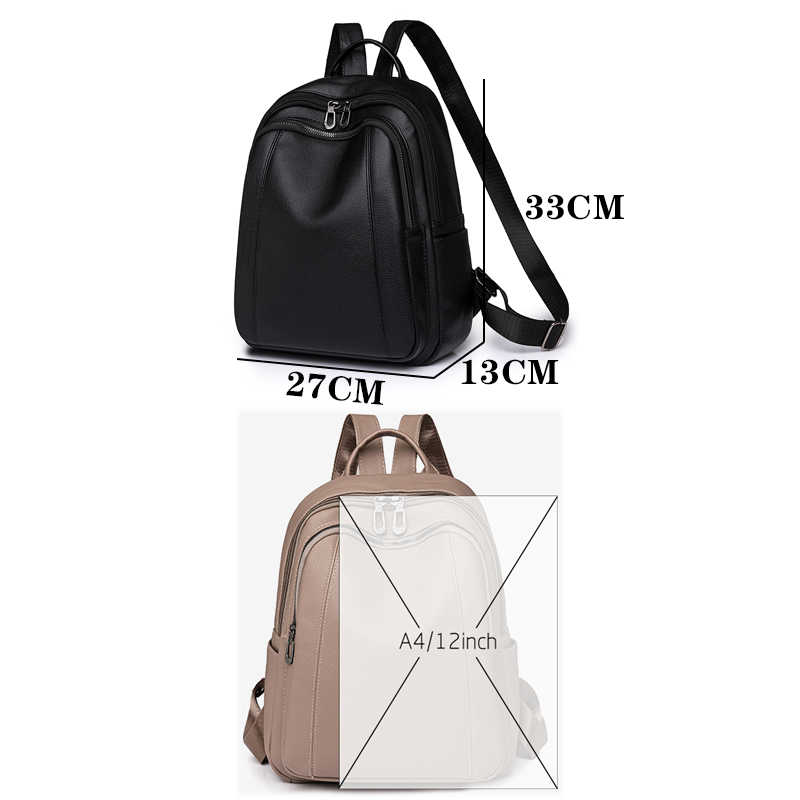 Mochila de cuero de alta calid - Leather Backpack Vintage reseña y precio