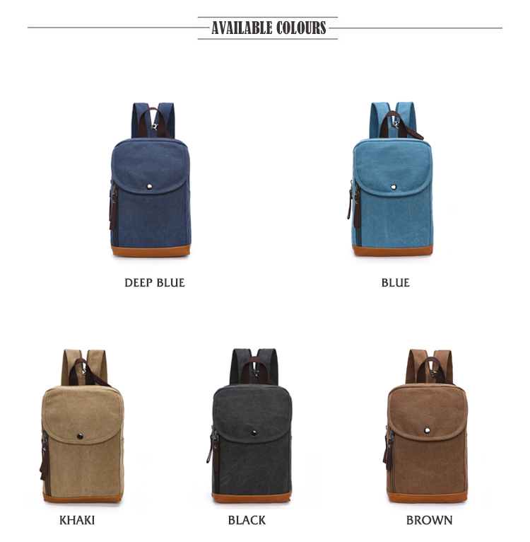 Mini mochila de lona para homb - Sling Backpack Shoulder reseña y precio