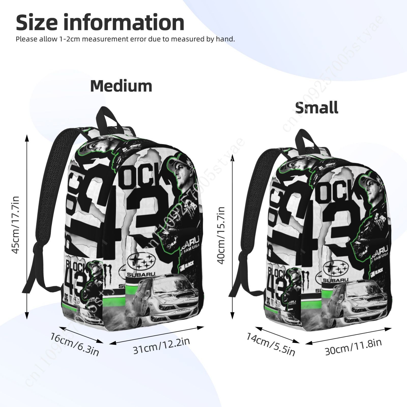 Ken Block 43 Mochila ligera de - Fashion Backpack Women reseña y precio