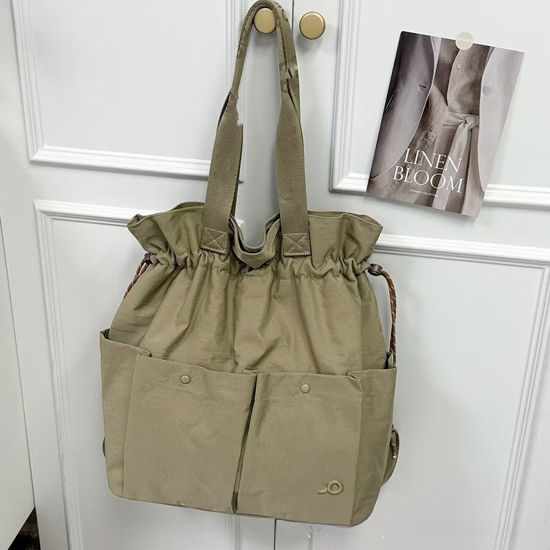Bolso de mano con cordón de gr - Drawstring Gym Bag reseña y precio