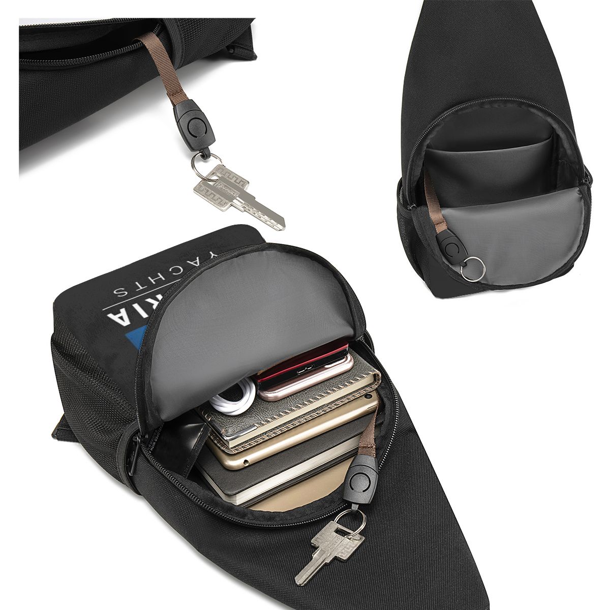 Bavaria Yachts - Bolso de pech - Sling Backpack Shoulder reseña y precio