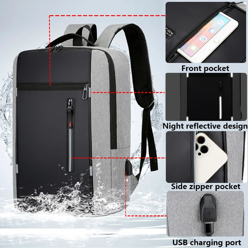 Mochila Oxford impermeable par - Laptop Backpack 15.6 reseña y precio