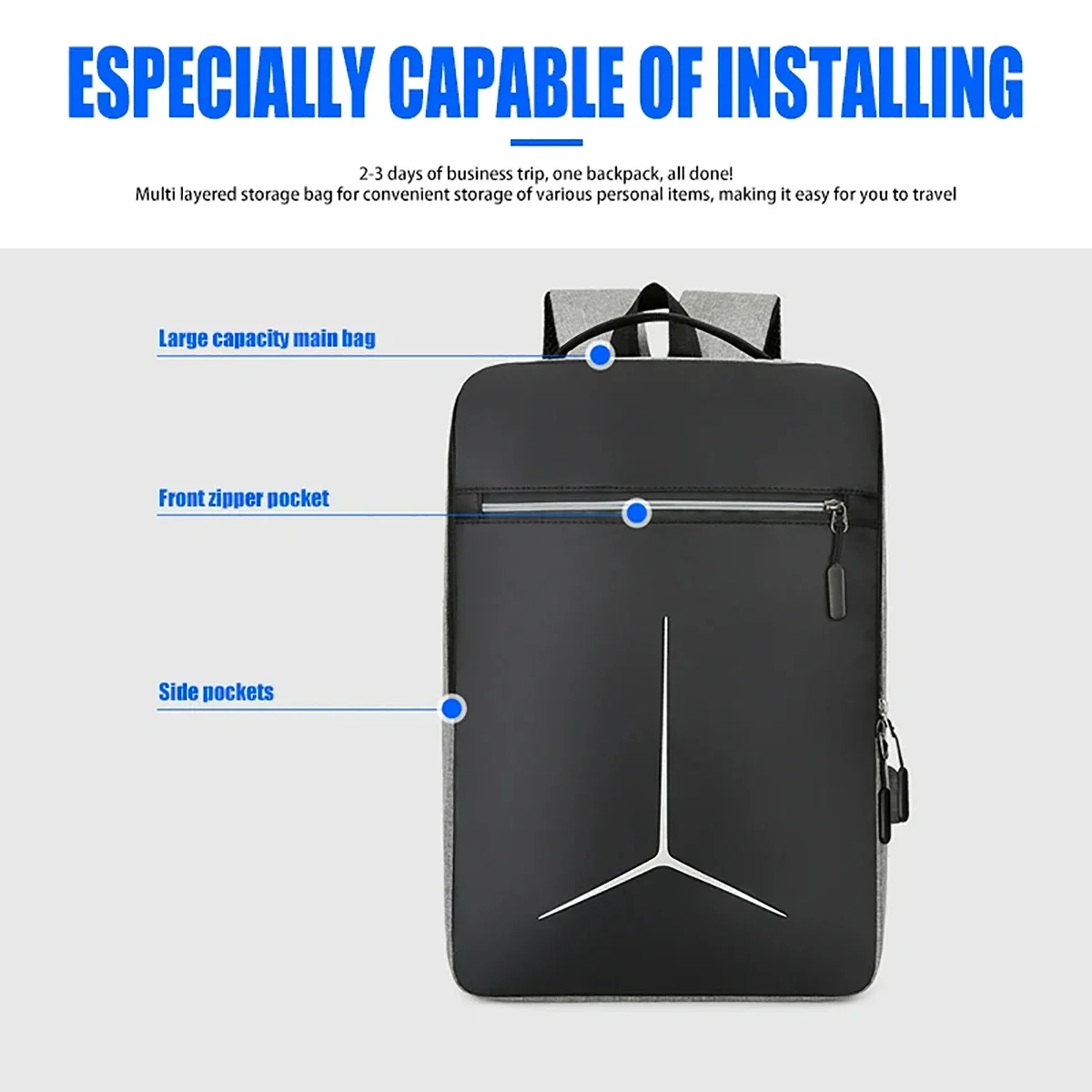 Mochila Antirrobo para Portáti - Travel Backpack Anti Theft reseña y precio